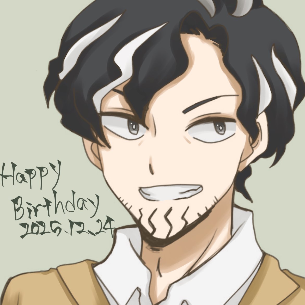 - ̗̀ 𝙷𝙰𝙿𝙿𝚈 𝙱𝙸𝚁𝚃𝙷𝙳𝙰𝚈  ̖́-
            ユウゴ
#ユウゴ誕生祭2025
(大遅刻🙇‍♀️💦)