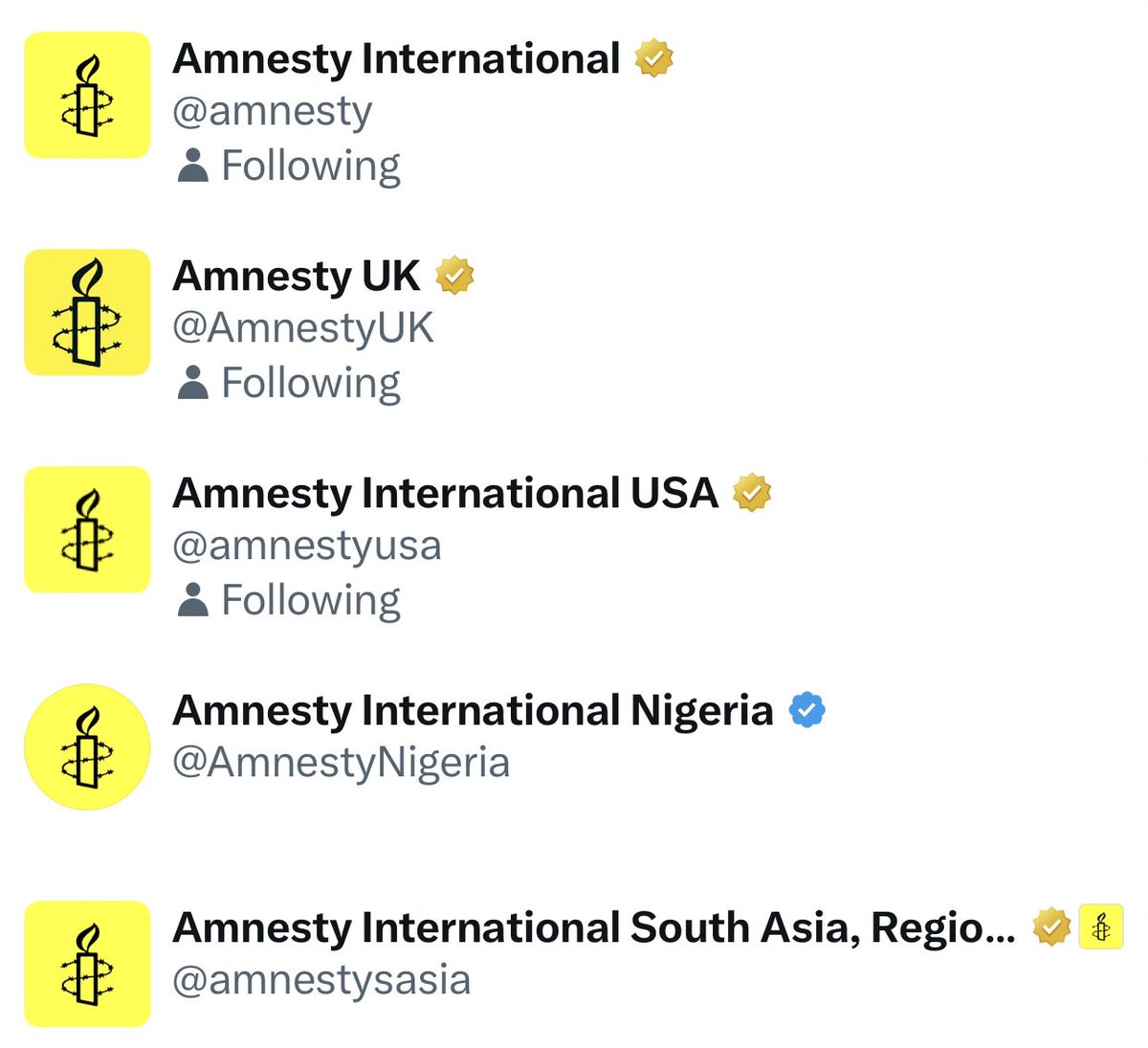 The civilian uprising in #Iran does not exist on their feeds. They ignore uncomfortable truths to promote their ideological lies. 

Amnesty, like the <a href="/UN/">United Nations</a>, has become a shelter for the worst human rights abusers. 

<a href="/amnesty/">Amnesty International</a> <a href="/AmnestyUK/">Amnesty UK</a> <a href="/amnestyusa/">Amnesty International USA</a> <a href="/AmnestyNigeria/">Amnesty International Nigeria</a> <a href="/amnestysasia/">Amnesty International South Asia, Regional Office</a>