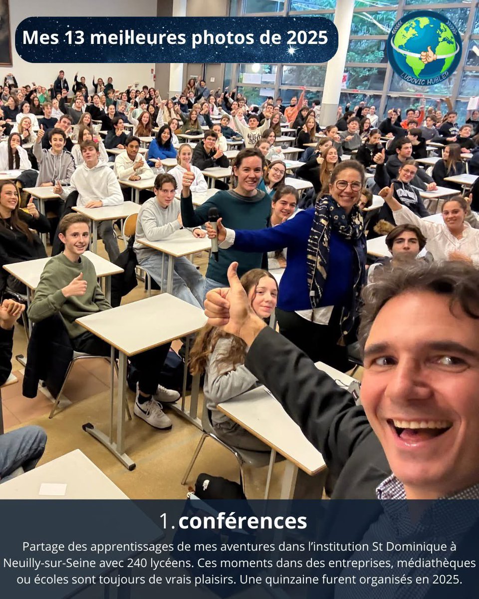 ludoworld's tweet photo. C'est la fin d'année et comme chaque fin d'année, j'aime me poser, regarder dans le rétroviseur et me projeter sur l'année à venir.

TWAM, Rotary, Conférences, Livre, Film, Voyages, famille... Je vous propose un petit tour d'horizon de mon année 2025.

https://t.co/LgrdHQMXPM https://t.co/8MQP24r5g9