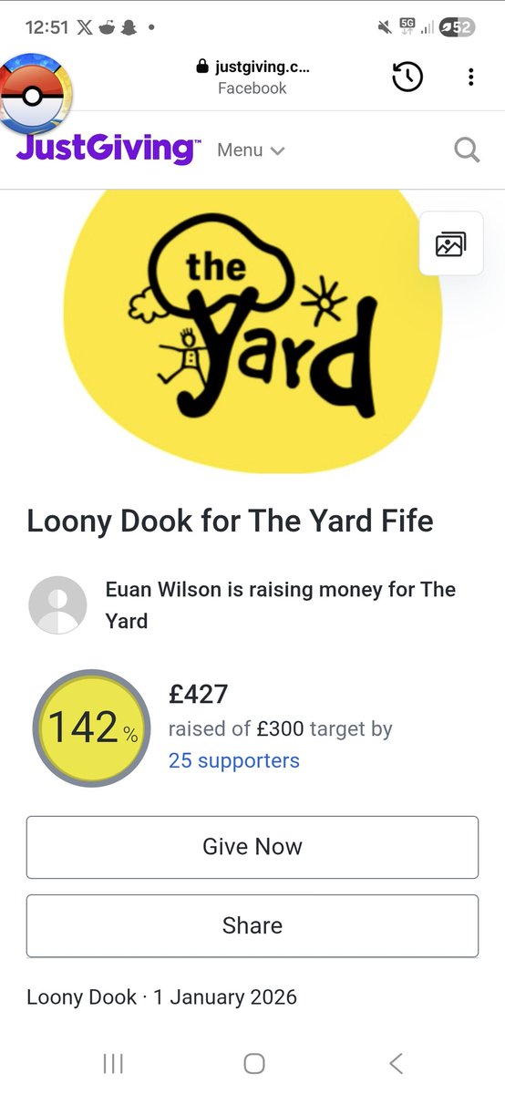 Michael80785305's tweet photo. Euan is doing a loony dook at the meedies at 9am tomorrow to raise some money for the Yard. The Yard is a charity that support disabled children and their families.

https://t.co/q1ZIO5Wjq5 https://t.co/v8Fu9dLPzn