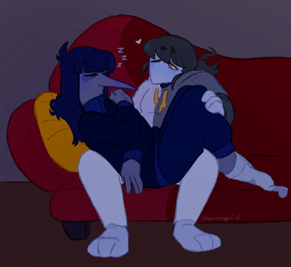 aviansquiid's tweet image. Happy new years folks! The lesbians are sleeping (or trying)
#InsideOut #InsideOutOC #Distenn #Ocxcanon #InsideOut2Ennui
