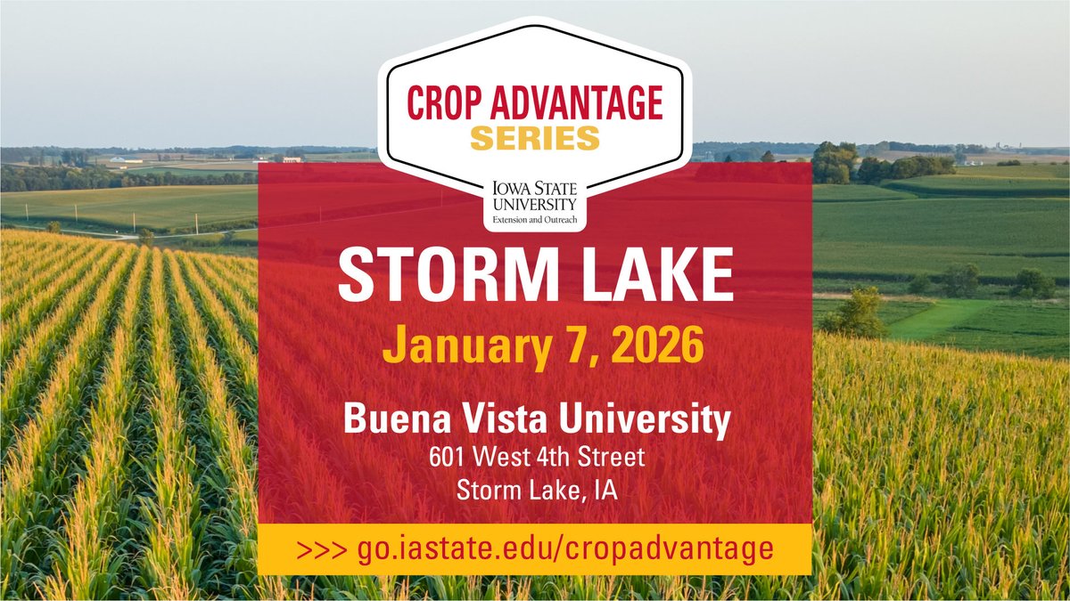 ISU Crop News tweet media