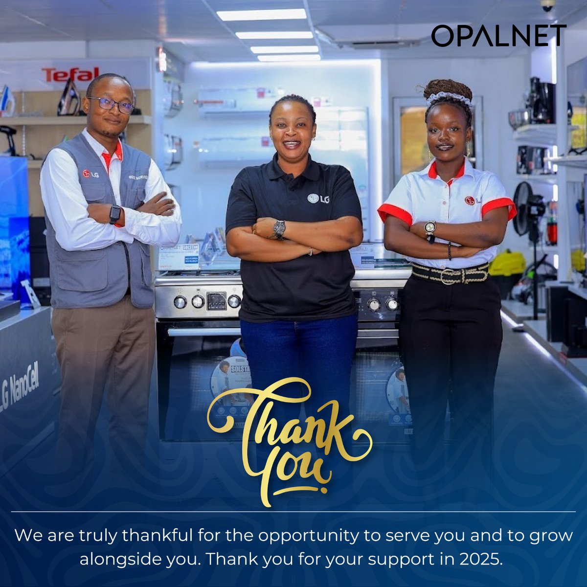 OpalnetLimited's tweet photo. At the heart of everything we do is you.
Thank you for the trust, the support, and for giving us the opportunity to serve you in 2025. We are truly grateful.
#ThankYou #CustomerAppreciation #Grateful #ThankYou2025 #OpalnetLimited #WeServeYou https://t.co/yC5TGBXIP4
