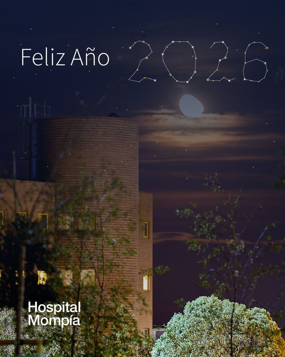 ✨Despedimos el año con mucha ilusión.​

¡Desde la Escuela y Hospital Mompía queremos desear un año nuevo lleno de salud y nuevos retos por cumplir! 🥂💙