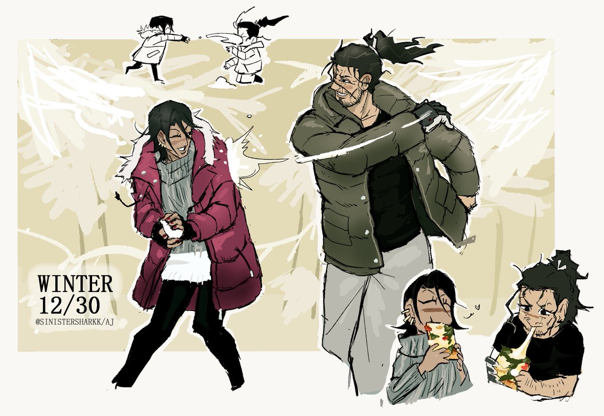 sinistersharkk's tweet image. #mgrr #ocxcc winter funtimezzz