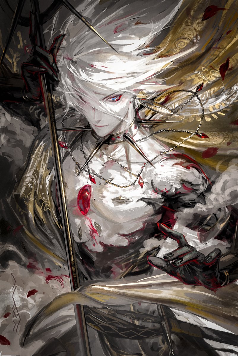 アルジュナ(Fate) ,カルナ(Fate) 「#2025年自分が選ぶ今年の4枚」|江川あきら▽AKIRAEGAWAのイラスト