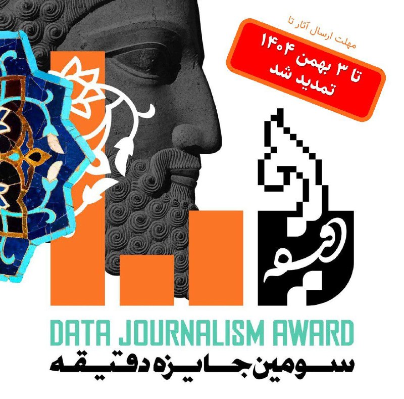 فرصت ارسال اثر برای جایزه دقیقه تا ۳ بهمن ۱۴۰۴ تمدید شد.

شرکت در این مسابقه برای همه علاقه‌مندان آزاد و رایگان است.

اطلاعات بیشتر و ارسال آثار از طریق سایت d-award.ir