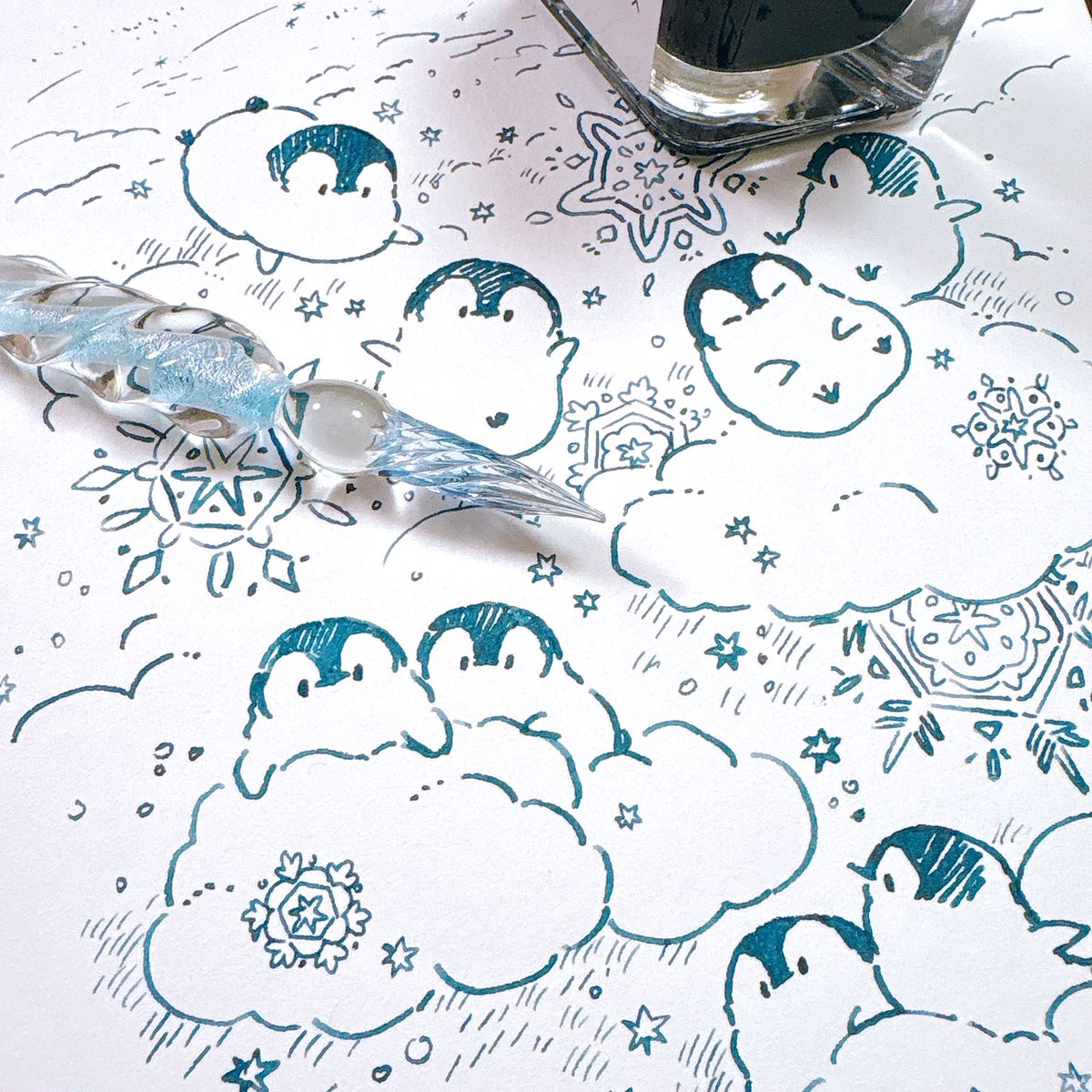 らくがき納めです
2025年もありがとうございました〜！