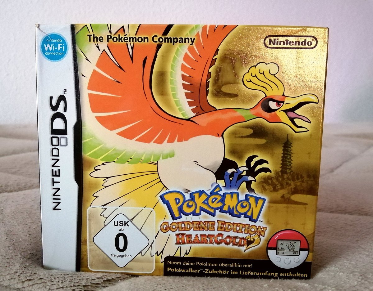 pkmn_nds's tweet image. Vor dem Jahreswechsel noch schnell diese Schönheit gesichert. Hier und da sind zwar ein paar leichte Gebrauchsspuren vorhanden aber im gesamten noch in einem super Zustand. 🥹💛
#PokemonHeartGold