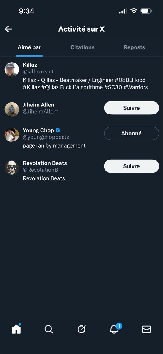 killazreact's tweet image. Essayer de rester concentrer ! En 2019 j’ai poster ce tweet sur cet snare que vous utiliser tous encore ici.. « Chop » avait liker sans même que je le cite.. sachez une chose.. il n’y a pas plus vorace que la véracité d’un propos vérifier et certifié 😉