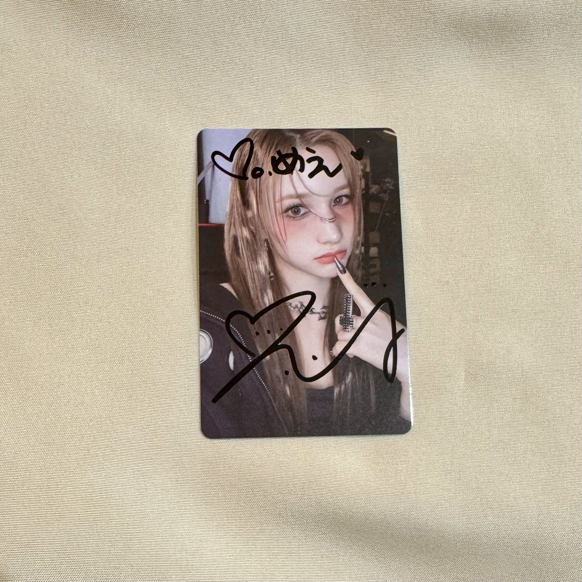 251030 TRINITY 大阪 全員サイン会の時に、ヒエちゃんが顔見て「あ〜〇