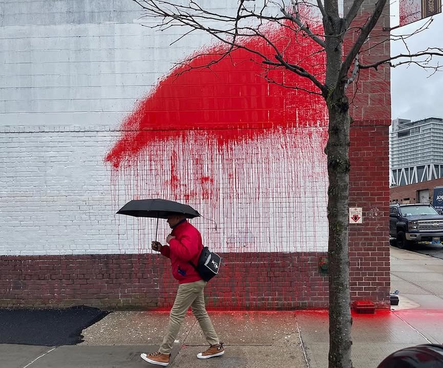 PHOTO OF BSA 2025 # 12

The splasher approach to graffiti has morphed into a kind of visceral graphic abstraction on the street, closer to Abstract Expressionism than to traditional tagging. 
The Splasher V 2025. April, 2025. Brooklyn, NY. (📷 © Jaime Rojo)
#CityArtScene