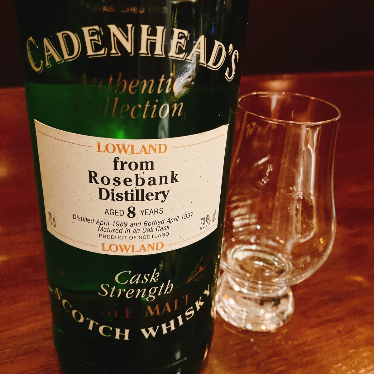 🐹ローズバンク8年オールドボトル 1989蒸留 上品な香木と今のモルトに