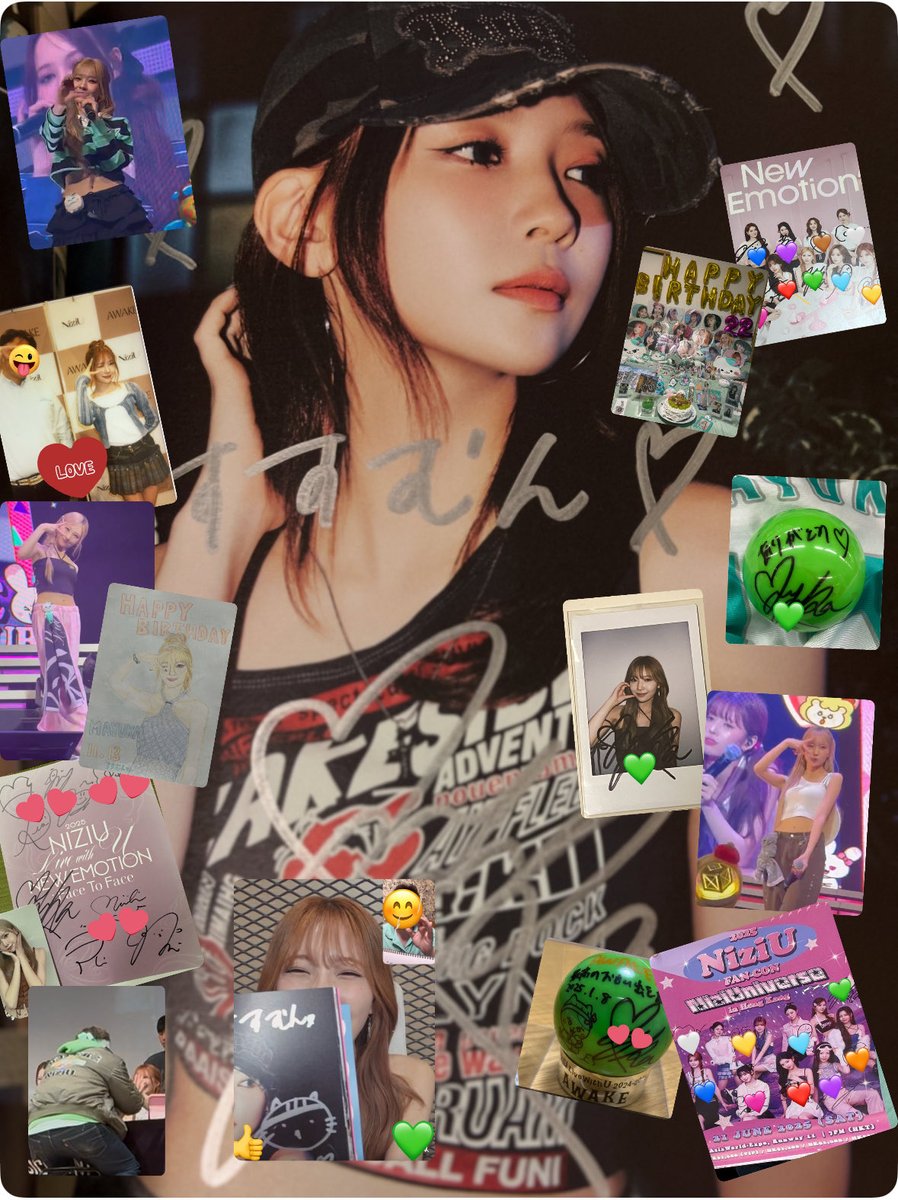 2025年も色々な思い出ありがとう💚 初めての海外推し活、初サイン