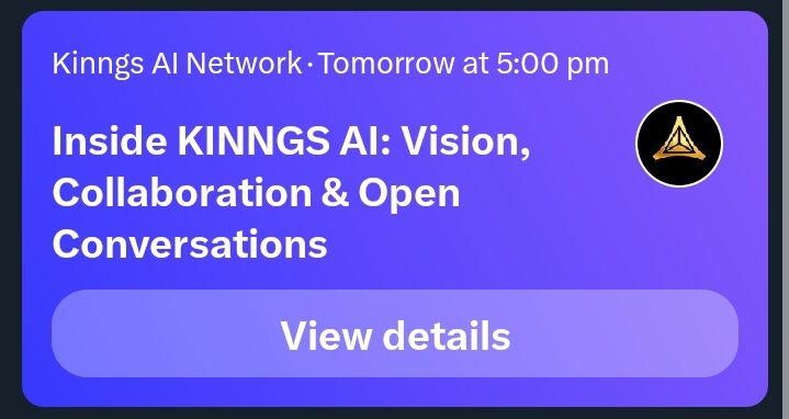 Something big is coming.
A space for ideas, people, and the future of AI.
🧠 Inside Kinngs AI
📅 Jan 1 | 5 PM UTC
Stay close. 🚀