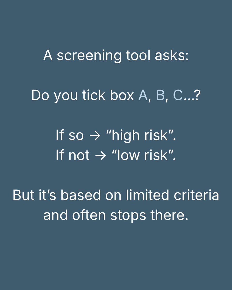 DadOfAubrey's tweet image. Are pregnancies really assessed for risk?  Or does the current system just use a screening tool?

Absence of evidence ≠ evidence of absence 

#maternitysafety #screeningtool #riskassessment #lowrisk #unknownrisk  #absenceofevidence #evidenceofabsence @RCObsGyn @MidwivesRCM