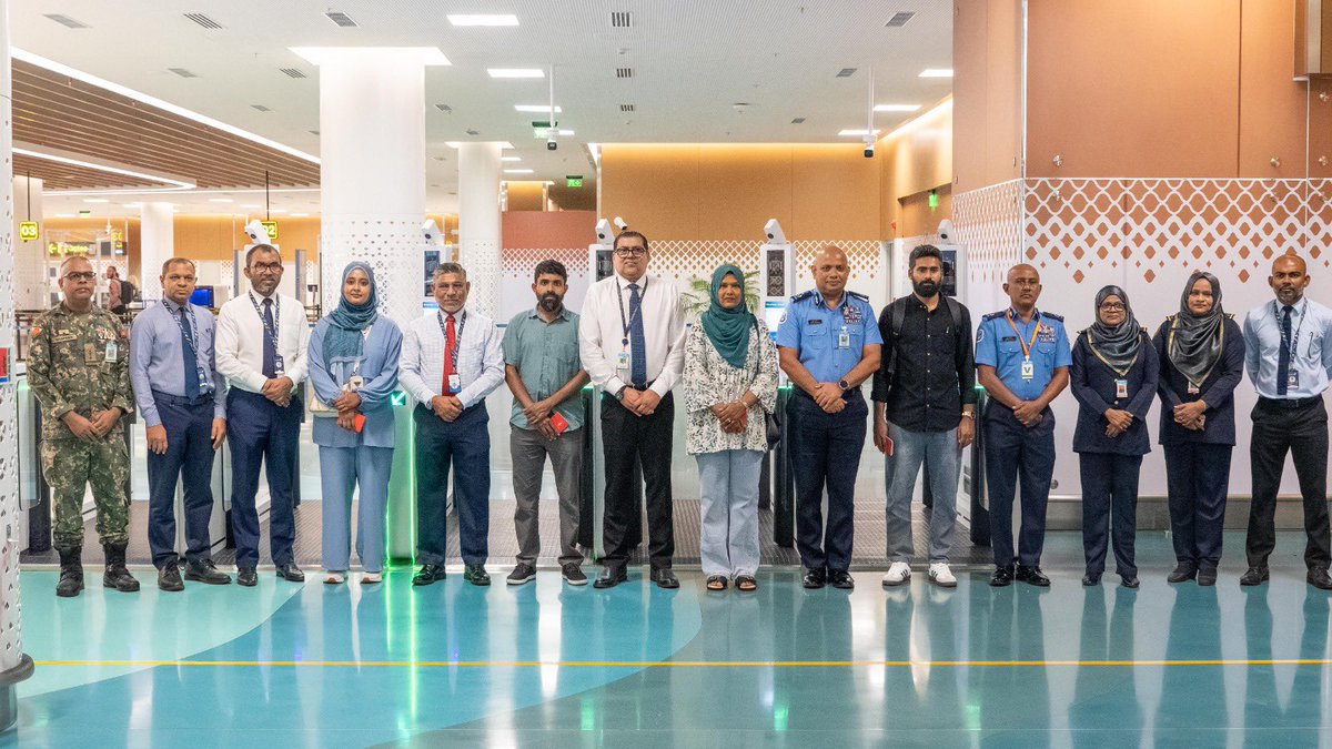 MACLmedia's tweet photo. The E-gate service for Maldivian passengers has been officially opened at Velana International Airport Terminal 1. A total of 10 e-gates are now operational across the arrival and departure halls, enhancing efficiency and enabling a seamless travel experience. https://t.co/IFMdNV8Qxl