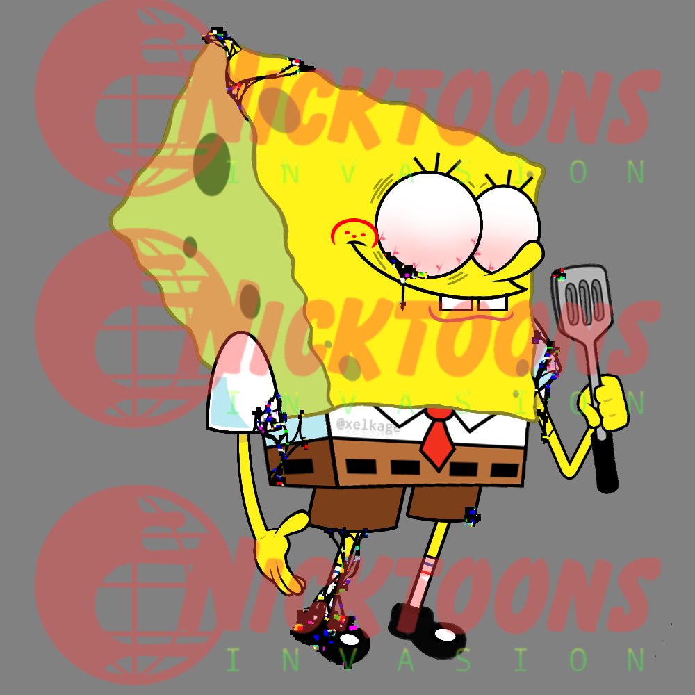 FNFNickInvasion's tweet image. SpongeBob's Idle! 

Drawn by: @th3xperimental 
[NOT FINAL DESIGN]
#pibbyapocalypse #pibbyarmageddon 
#fridaynightfunkin