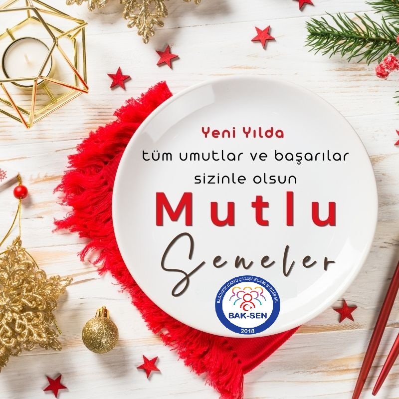 BAKSEN2018's tweet photo. Değerli üyemiz, 2026 yılının size ve ailenize sağlık, mutluluk ve başarılar  getirmesi diler  yeni yılınızı kutlarız.  Bağımsız Kamu Çalışanları Sendikası Yönetim Kurulu. https://t.co/tsyluK3GIB