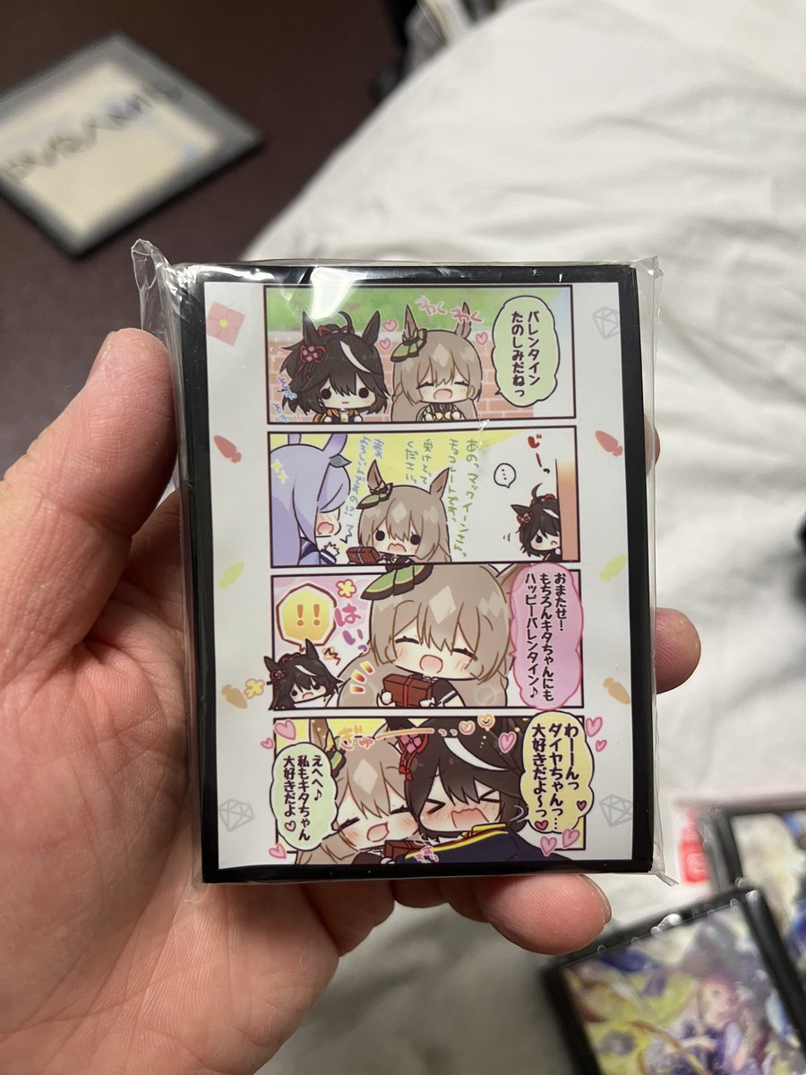 These have to be the cutest sleeves I got from Akiba.
Gonna enjoy using these.