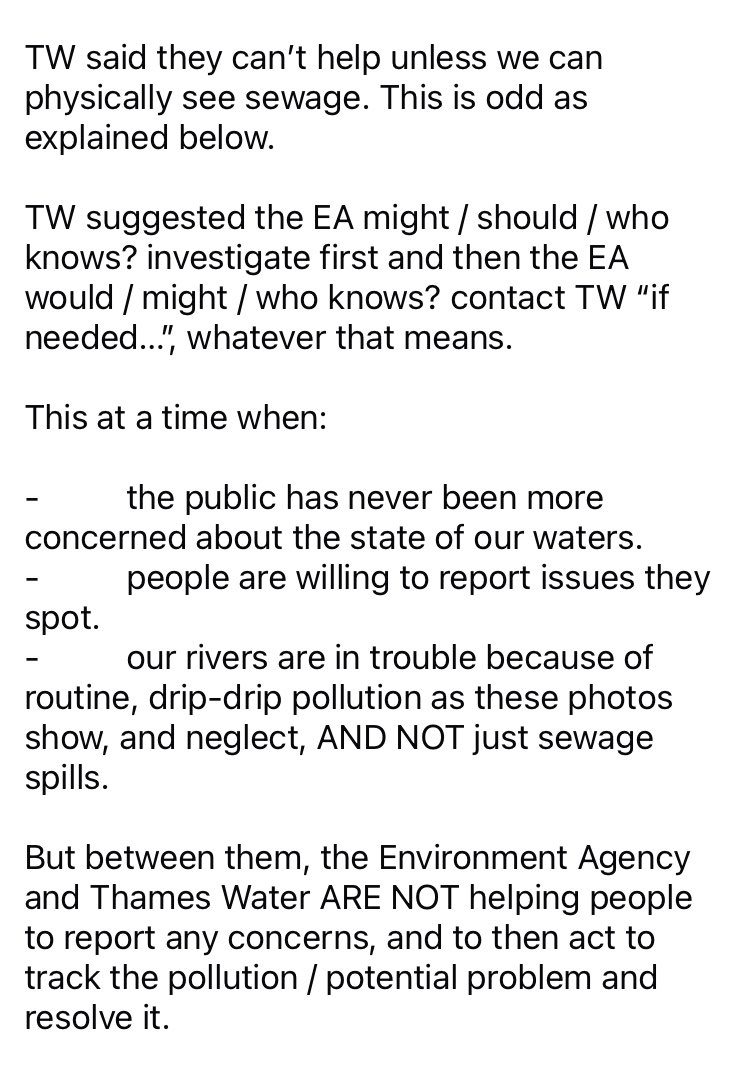 qwag's tweet photo. @MayorofLondon @LDN_environment @LondonAssembly it’s not just sewage.

Our rivers are also in poor state due to routine drip-drip pollution from streets, dodgy plumbing, and being stuck in concrete.

Plus, the system to report pollution isn’t fit for purpose, as we show here… https://t.co/bcFhSBvHHL