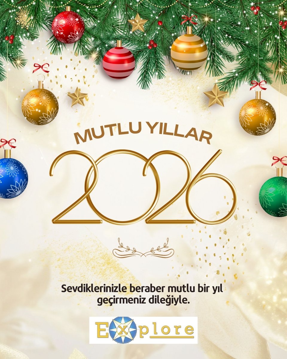 Birlikte güzel bir yılı geride bıraktık, şimdi yepyeni bir yıla umutla bakma zamanı.
Explore Ailesi olarak 2026’nın hepimize başarı, sağlık ve unutulmaz deneyimler getirmesini diliyoruz.Yeni yılınız kutlu olsun!
#exploreyurtdisiegitim #yeniyıl2026 #hoşgeldin2026 #happynewyear2026