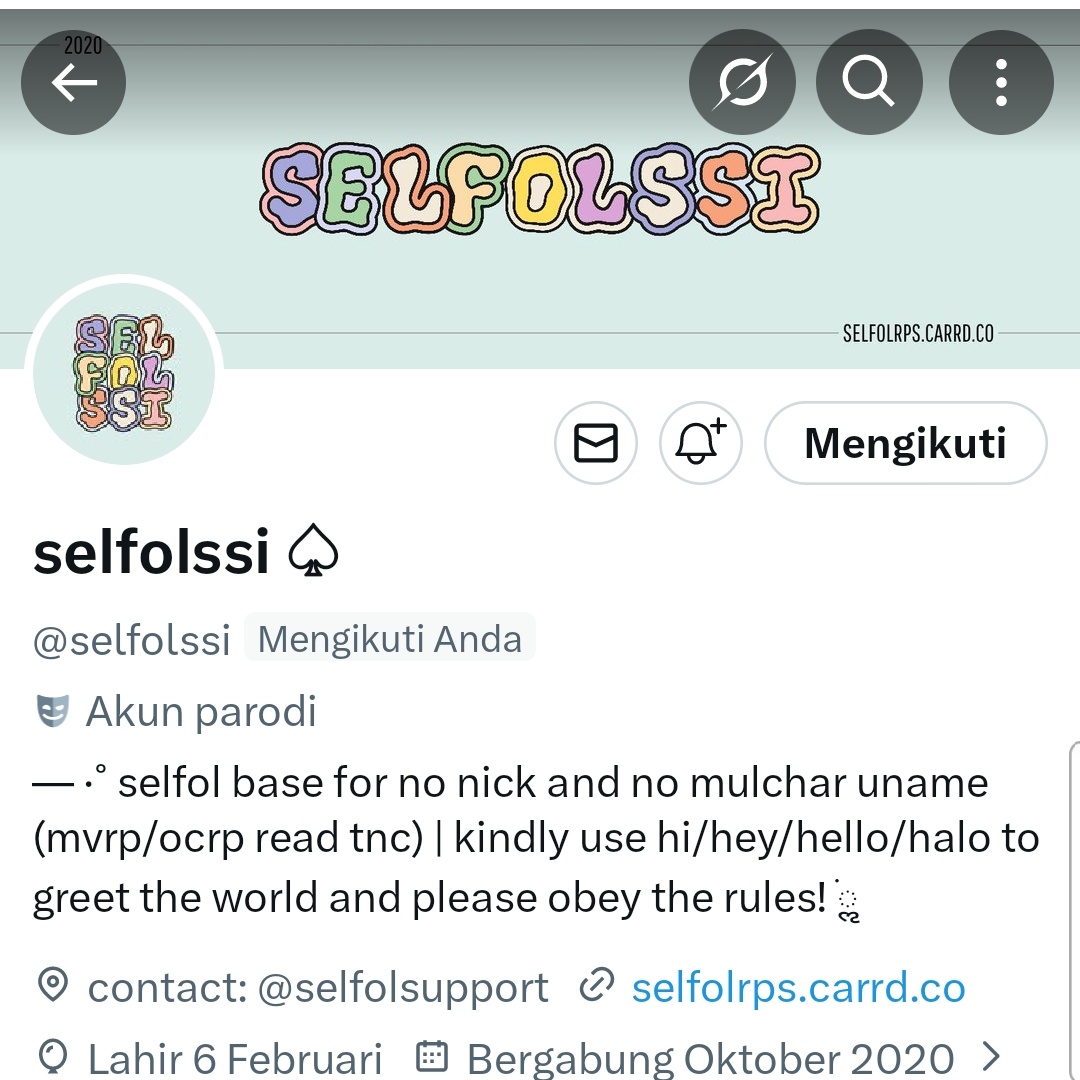 fqalls's tweet photo. Wts acc rp cewek selfoll

- followers inact around 100, sisanya mutualan
- difollback 1 base selfol
- verif email (gmail), dapat data acc lengkap
- hd warna default abu-abu
- akun sehat 

#zonauang https://t.co/b4YerkWmhq