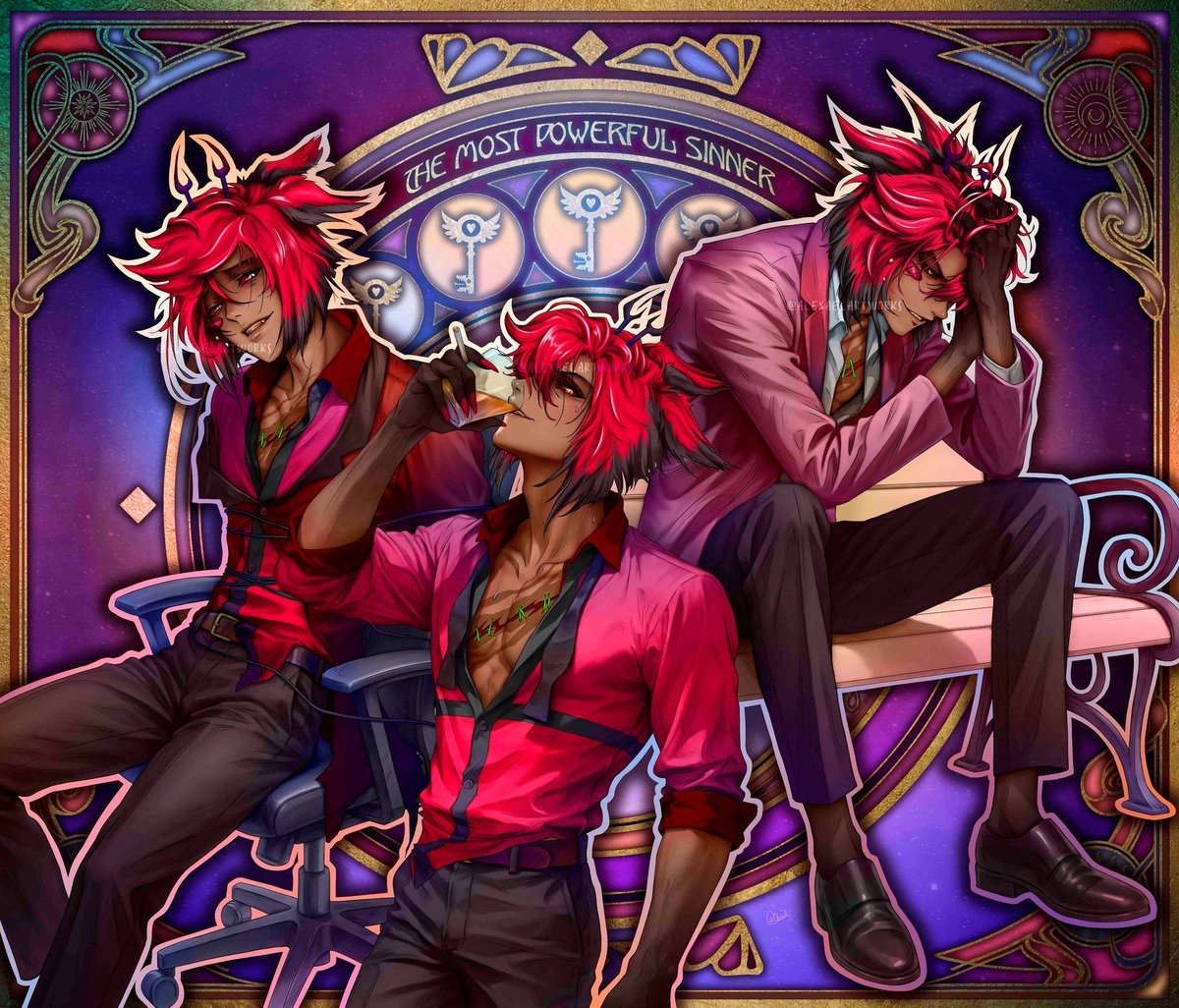 AlexaelArtworks's tweet photo. I am a bit of a mess and I never check the stats but I have a feeling one of these was the most popular.. https://t.co/88AJDtgmTM