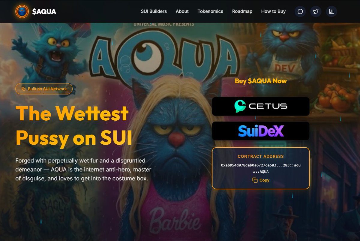 💧 New Year. New Website. Same Wet Attitude. 💧

We’ve officially rolled out the new $AQUA website — rebuilt with a sharper focus on what matters and a cleaner experience for both degens and builders.

🔧 What we focused on
Clearer tokenomics and on-chain transparency
A stronger