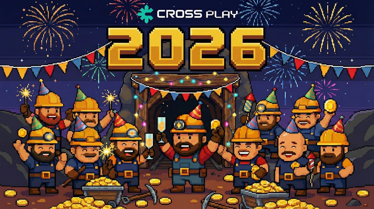 2025 was a wildly dynamic and defining year for CROSS PLAY.

We officially launched on May 19, 2025 — and in just 7.5 months, here’s what we built together:

 ✅2,280,000 total registered users
 ✅Ranked multiple times on Telegram Dapp Radar  Top MAU and Trending #1
 ✅915,000