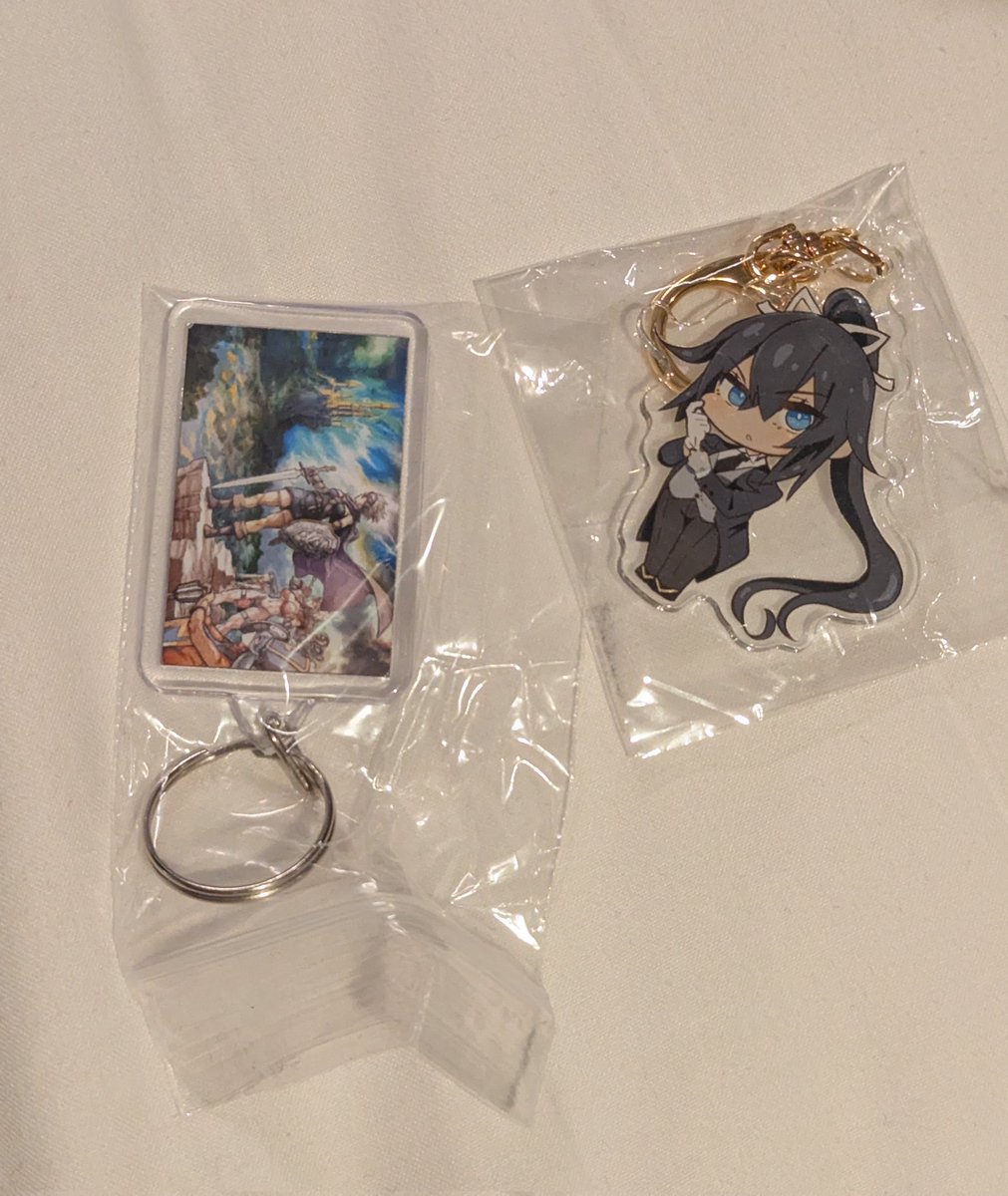 コミケでもらったグッズ。家宝にします。 