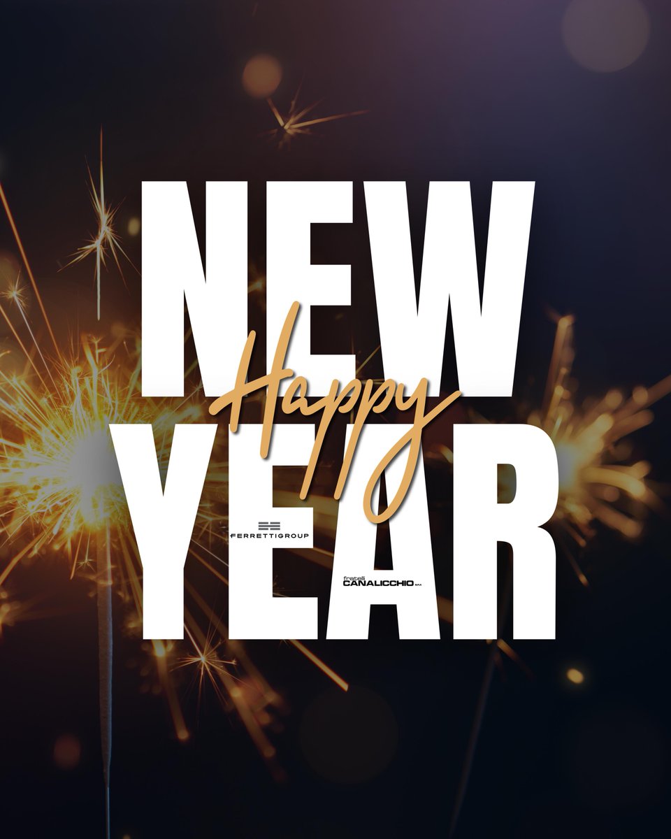 Happy New Year !!! 🎇🎇

<a href="/CanalicchioSPA/">Fratelli Canalicchio</a> 
<a href="/FerrettiGroup/">Ferretti Group</a>
