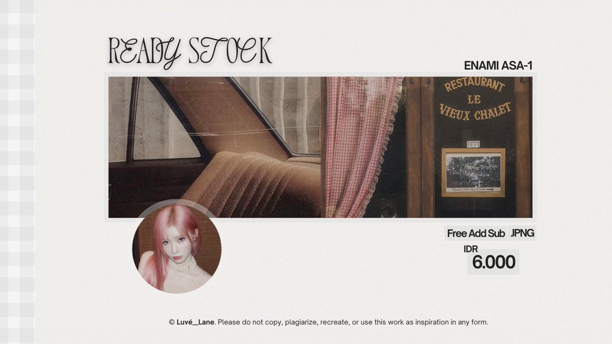 withinluve's tweet image. ㅤ️ 
Help repost? Thank you! 🤍 

Ready to be yours — 3 layout featuring Enami Asa. Priced at IDR 6.000. Free add sub.

DM me if you’re interested. Don’t forget to mention after! &amp;lt;3 #zonauang
ㅤ️