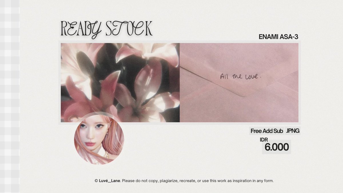 withinluve's tweet image. ㅤ️ 
Help repost? Thank you! 🤍 

Ready to be yours — 3 layout featuring Enami Asa. Priced at IDR 6.000. Free add sub.

DM me if you’re interested. Don’t forget to mention after! &amp;lt;3 #zonauang
ㅤ️