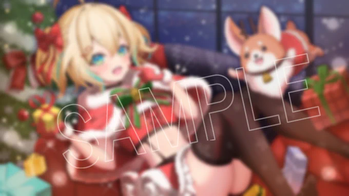 WeatherPlanet 天晴ひなた様(#appare_hinata)の12月FC特典壁紙イラストを担当させていただきました! かわいくてちょっぴりセクシーなひなた様とあさひちゃんとの夜、ぜひご覧ください!