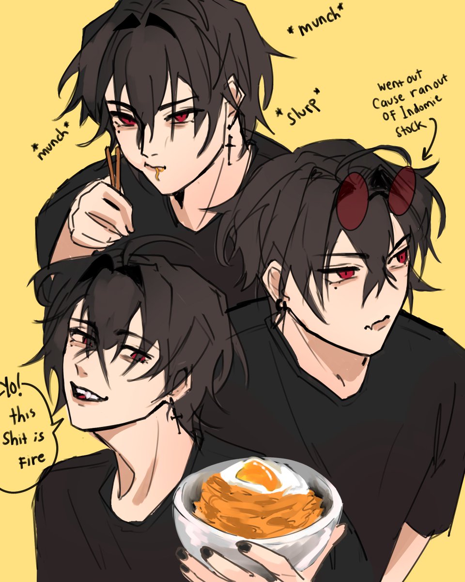 his reaction for Mie Goreng 
#artXwounds