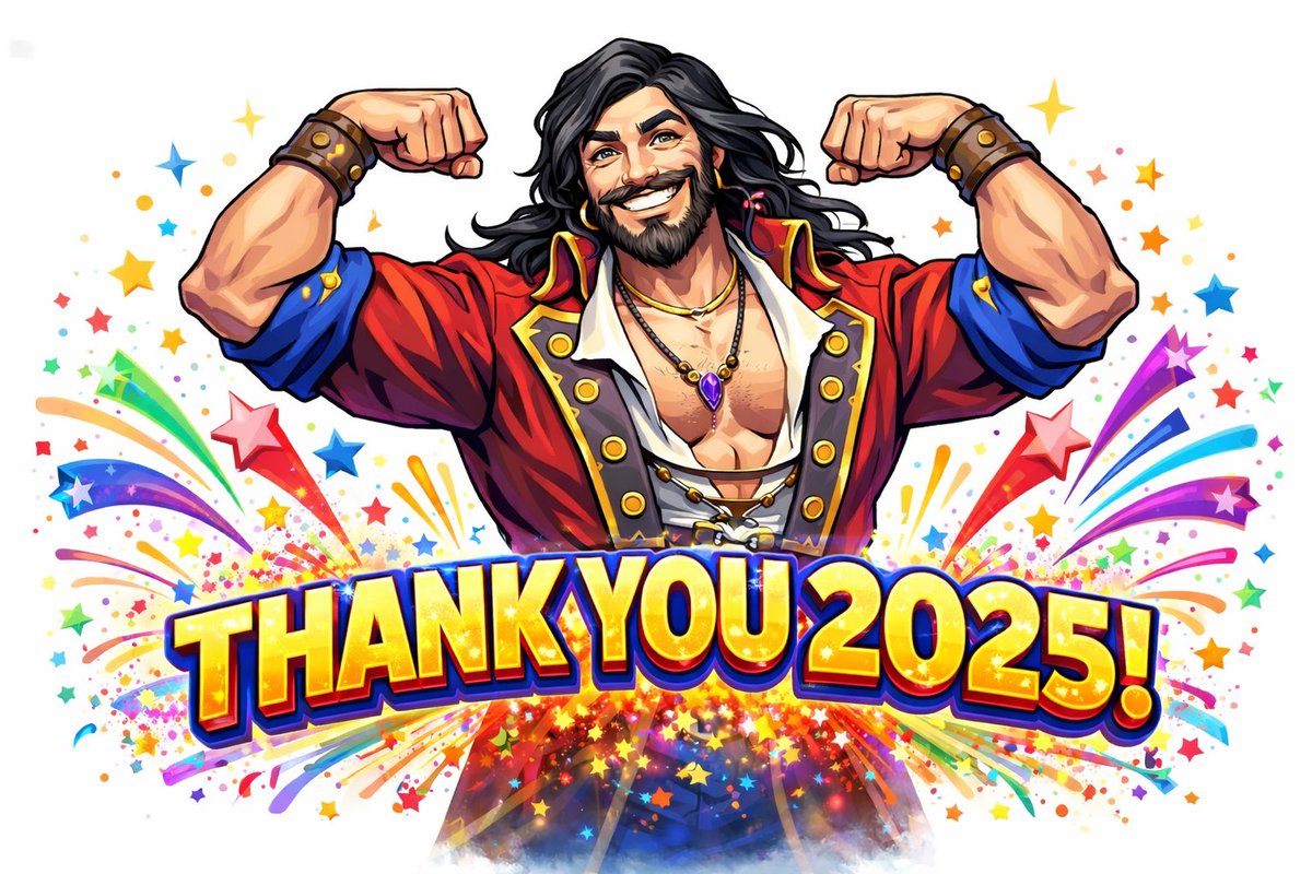 2025年も間も無く終わりを迎え、新たな一年が始まります。

本年中は皆様からのご支援ご協力を賜り誠にありがとうございます。2026年もショップ様、プレイヤー様のご協力のもと遊ぶ場所の選択肢を提供し続けて参ります、変わらぬご愛顧の程をお願い致します。