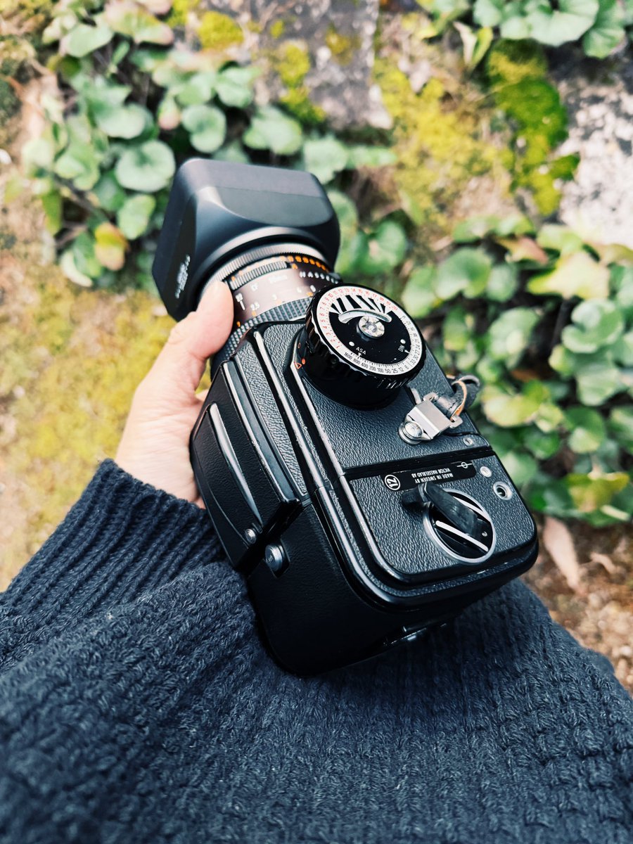 In Hida-Takayama, walking with Hasselblad as usual