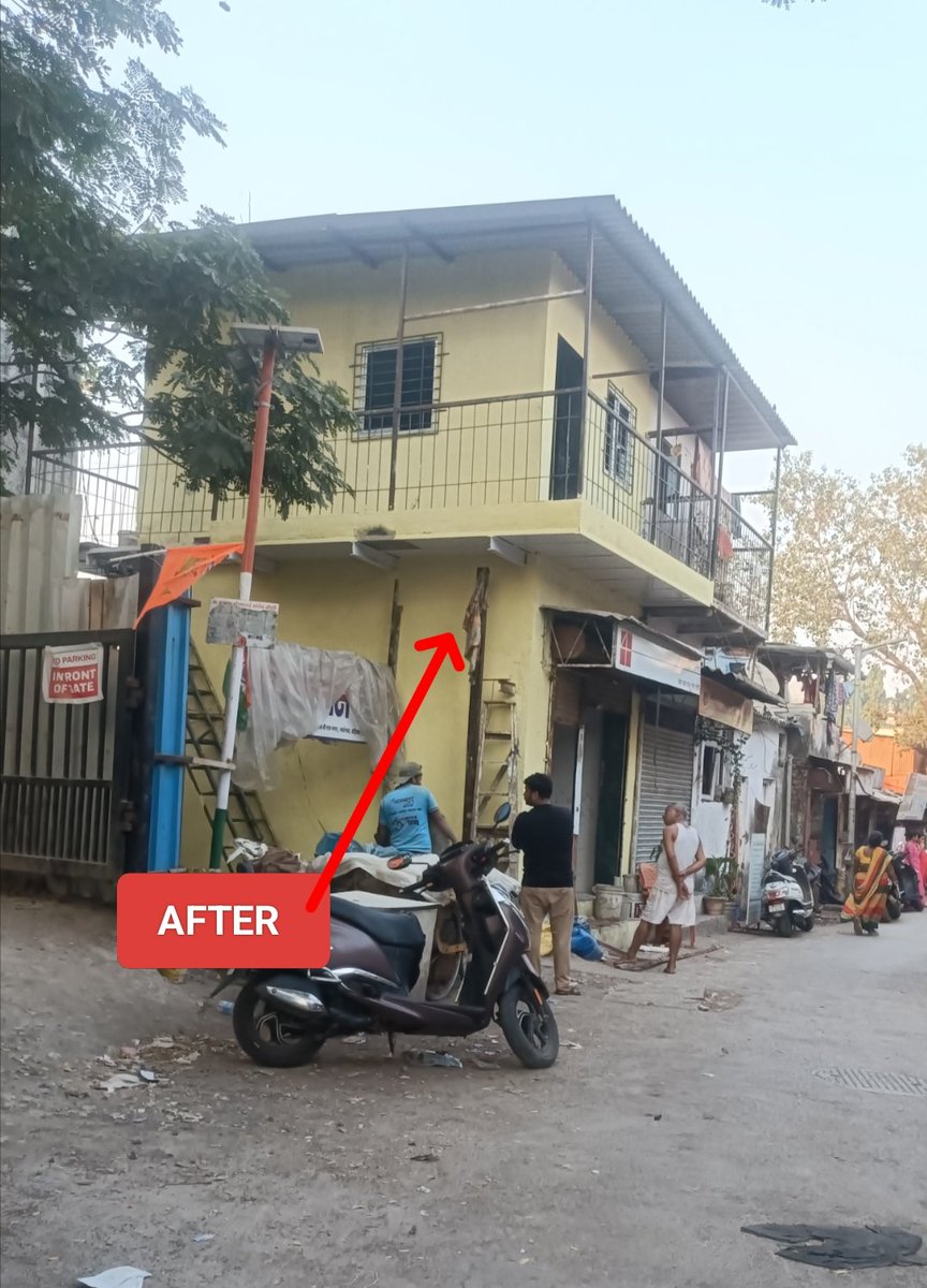 satya98679's tweet photo. Despite repeated complaints unauthorised Commercial Ground+One has been completed in R/N Ward No.7
The illegal work was carried out by encroachers with protection from B/F Dept J/E,R/N Ward No7
Immediate investigation demolition,and strict action are demanded @mybmc @mybmcWardRN https://t.co/XECV7MmmCt
