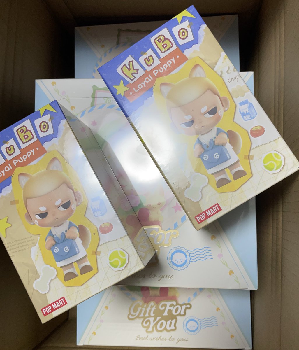 POPMARTからの今年最後のお届け物だああああ⊂((・x・))⊃

シクレ狙っていくーっ