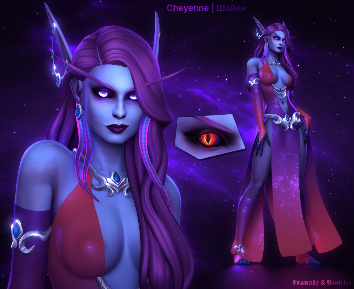 Character presentation: Cheyenne. 💜
For <a href="/LLarmica/">LadyLarmica 💔</a> 

#worldofwarcraft