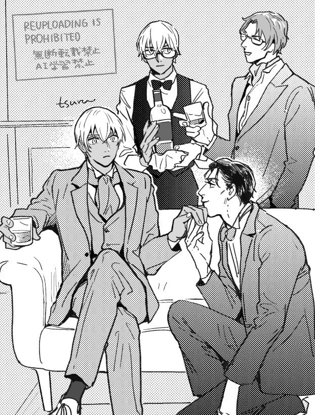 #️⃣今年の4枚振り返り
今年も大変お世話になりました!
来年もいっぱい赤安描きたいです🥳✨ 
