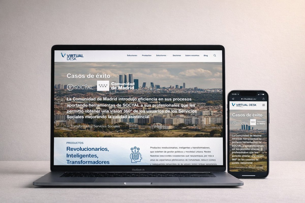Hemos renovado nuestra web corporativa.
Un espacio más claro, actual y alineado con cómo trabajamos hoy y pensado para acompañar el crecimiento y la madurez de nuestros productos y servicios.
¡Te invitamos a conocerla!
#VirtualDesk #NuevaWeb #Evolución #Innovación #Crecimiento