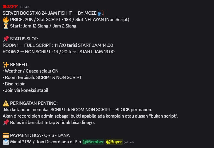RainevVal's tweet image. WTS Slot sudah di mulai waktunya isi gaes yokk yang mau chat aja / join open ticket di discord : discord.gg/aQKvw2VrWY

KHUSUS orang yang join di X mendapatkan secret tumbal lgsg 

Stock terbatas 
Scrip - 9
No Script -6