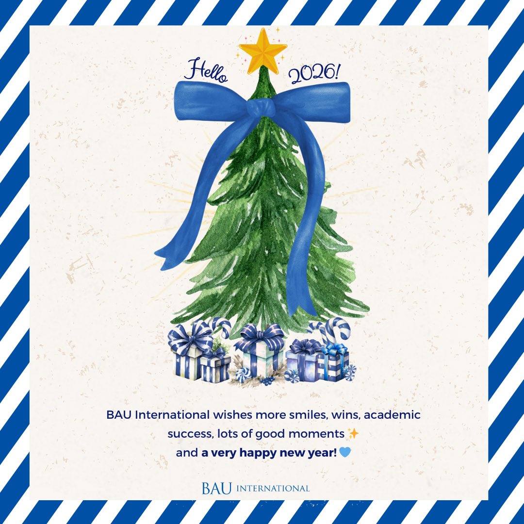 Hello 2026! 💙

As BAU International, we step into the new year with gratitude for our incredible partners across the globe.Together, across countries, cultures, and borders, we continue to create opportunities, and meaningful journeys.Happy New Year from our family to yours 🎁🌍