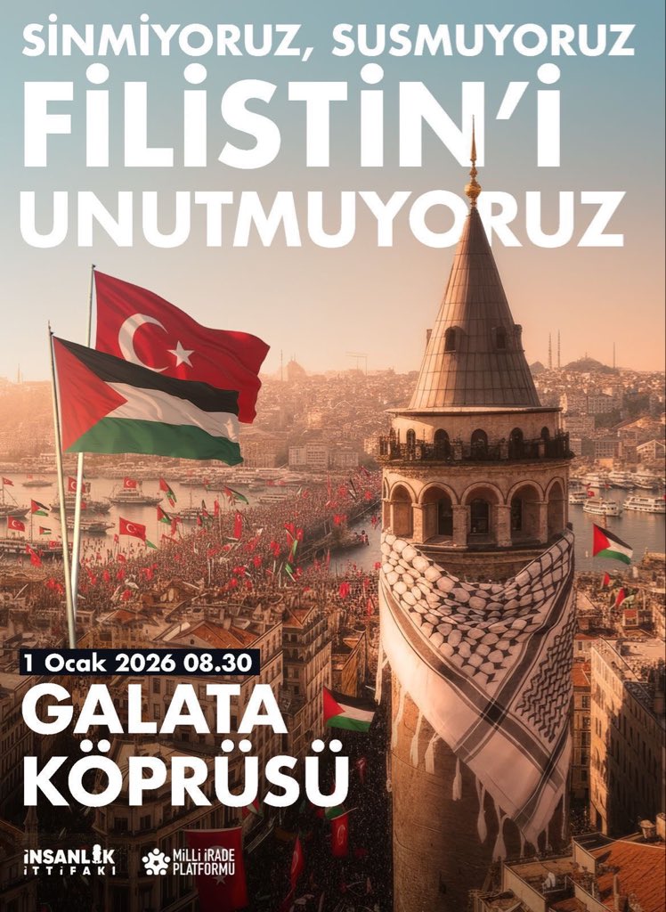 Sinmiyoruz!
Susmuyoruz!
Filistin’i unutmuyoruz.

#GazzeÇağrısı