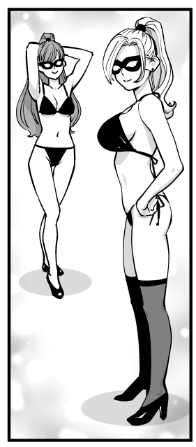 悪いお姉さんたち😍
(文字で半分見えなくなります)
#クズレス #進捗 