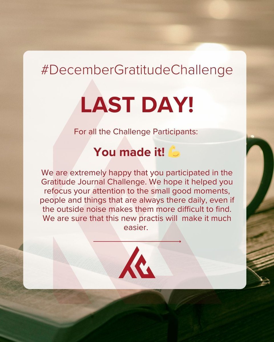 So, did this Challenge introduce more gratitude in your lives? 🙌
