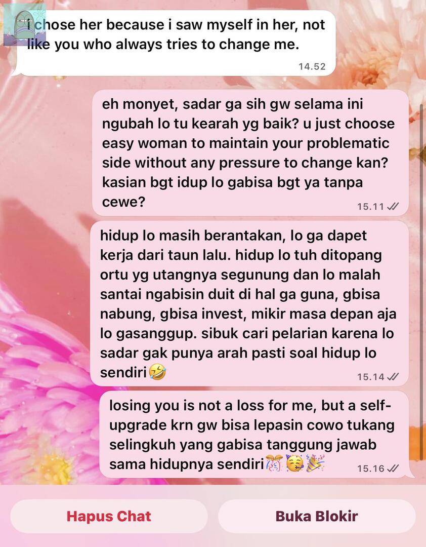 tanyakanrl's tweet image. Tanyarl gw kelewatan ga sih ngatain dia gini? cowo (mantan) gw tu udh mau 25 thn tapi males nyari kerja , gw yg coba bantu malah diinjek pake cewe lain.