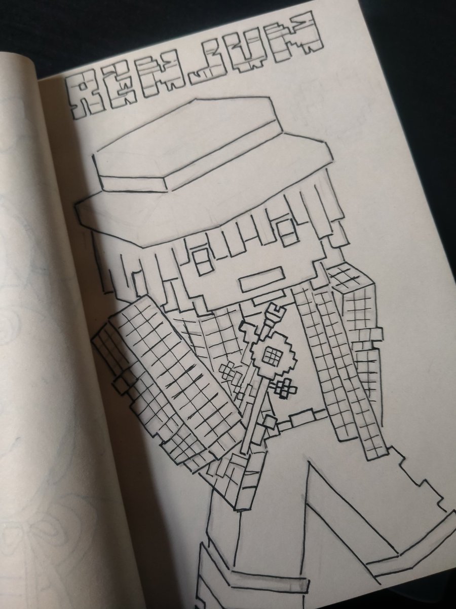 Florist renjun di Minecraft 
Tinggal diwarnain aja males banget

#RENJUN